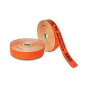 Brazalete térmico TD Ribetec naranja en rollo para acceso e identificación