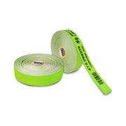 Brazalete térmico TD Ribetec verde en rollo para acceso e identificación
